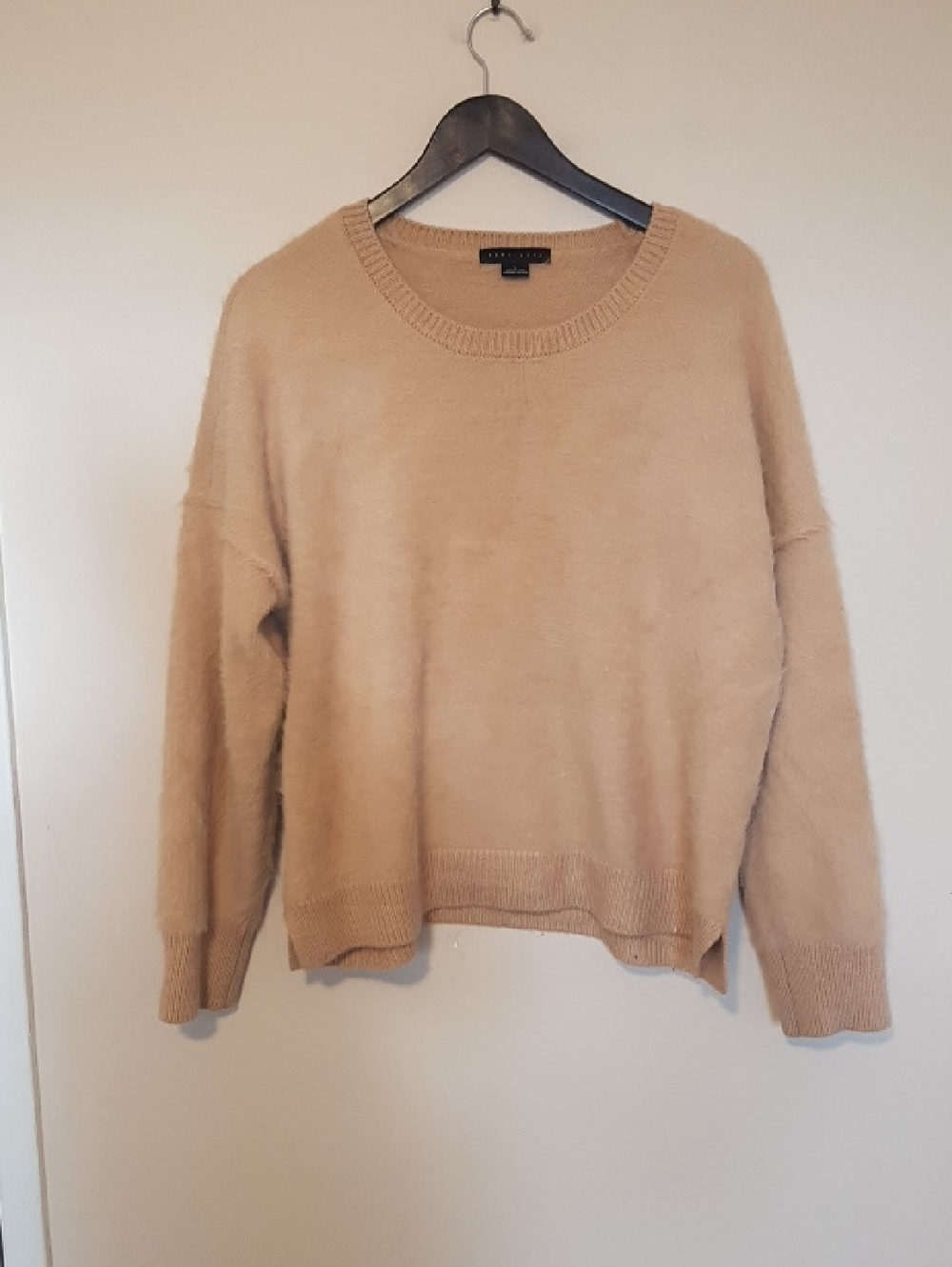 Sanctuary Soft Tan Crewneck Sweater